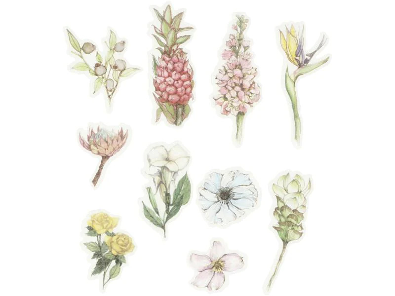 Creativ Company Motivsticker Blumen 30 Stück