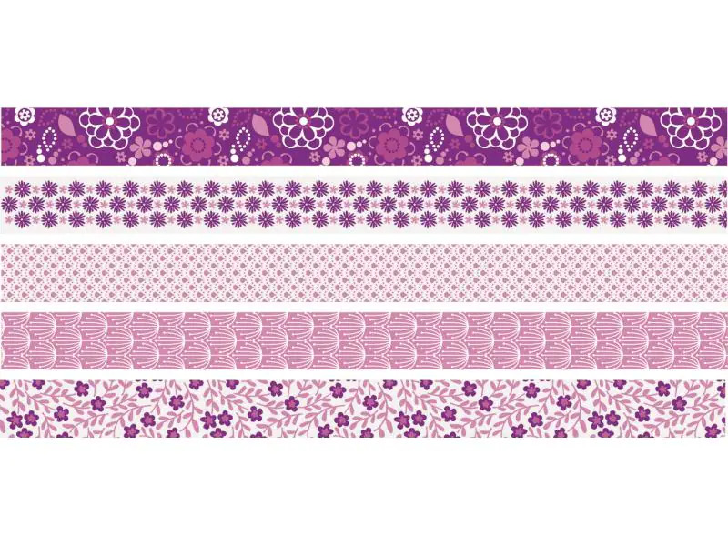 Heyda Washi Tape Blumen mini Pink