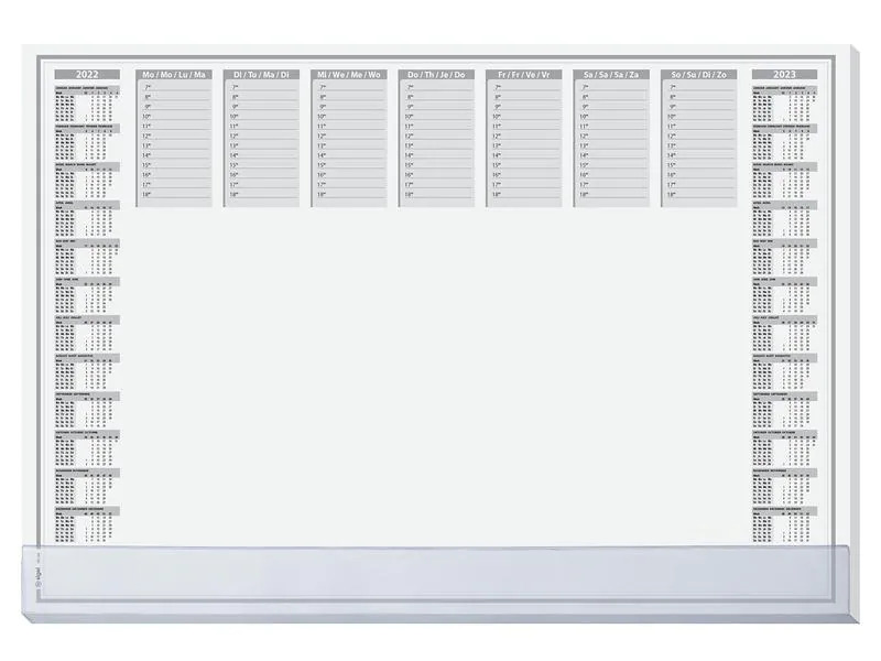 Sigel Schreibunterlage protect, 410 x 595 mm mit Kalender &amp; Planer