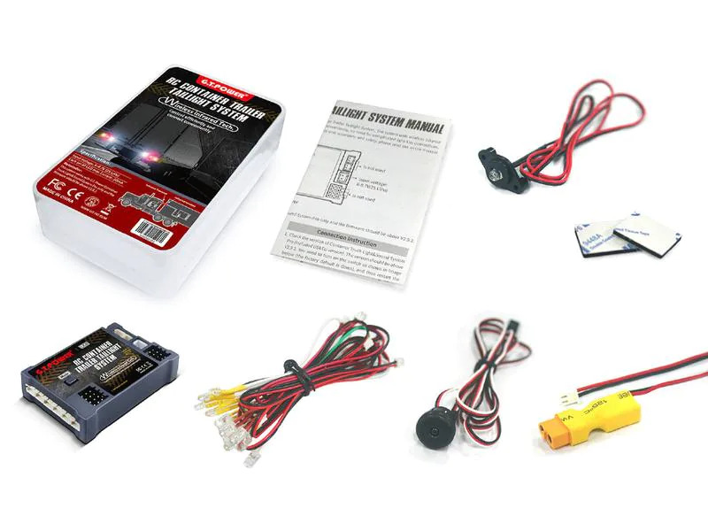 G.T. Power Beleuchtung LED für LKW Anhänger 1:14