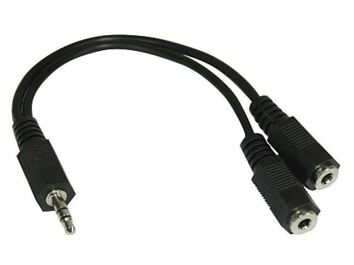 HDGear Audio-Adapter Klinke 3.5 mm, male - Klinke 3.5 mm, female