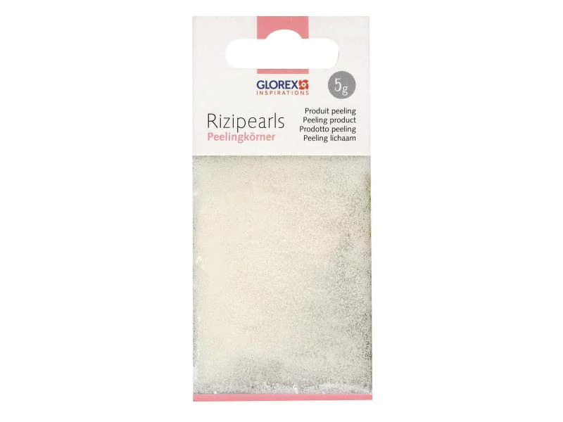 Glorex Kosmetik und Seifenzusatz Peeling Rizipearls