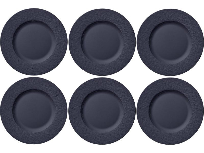 Villeroy &amp; Boch Frühstücks- &amp; Dessertteller Manufacture Rock Schwarz