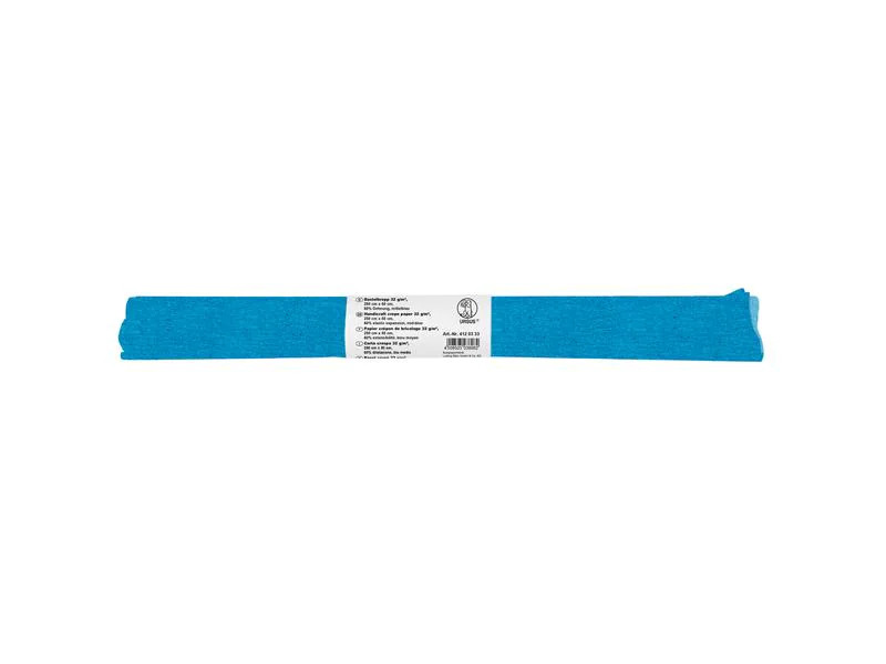 URSUS Krepppapier 50 cm x 2.5 m, 32 g/m², Mittelblau