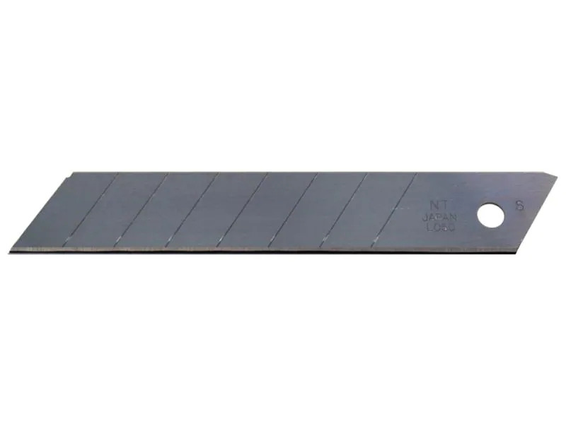 NT Cutter Ersatzklinge BL-12P 18 mm, Schwarz, 10 Stück