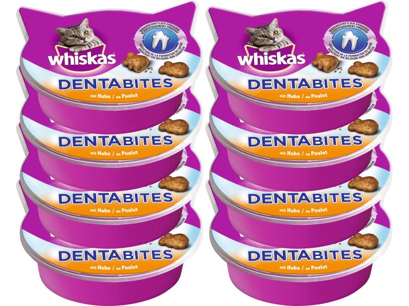 Whiskas Katzen-Snack Dentabites Multipack, 8 x 40g