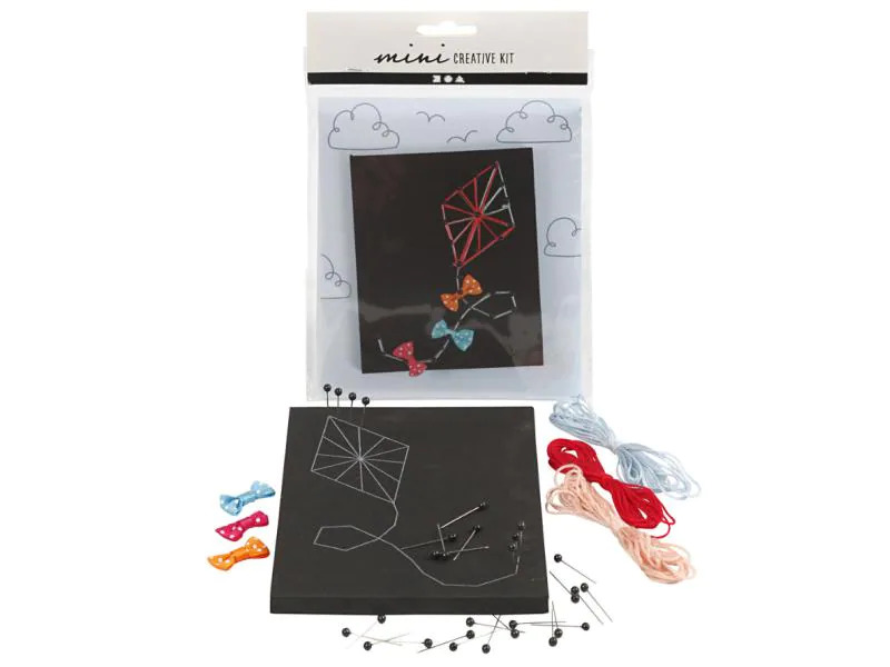 Creativ Company Bastelset String Art Drache, 1 Set