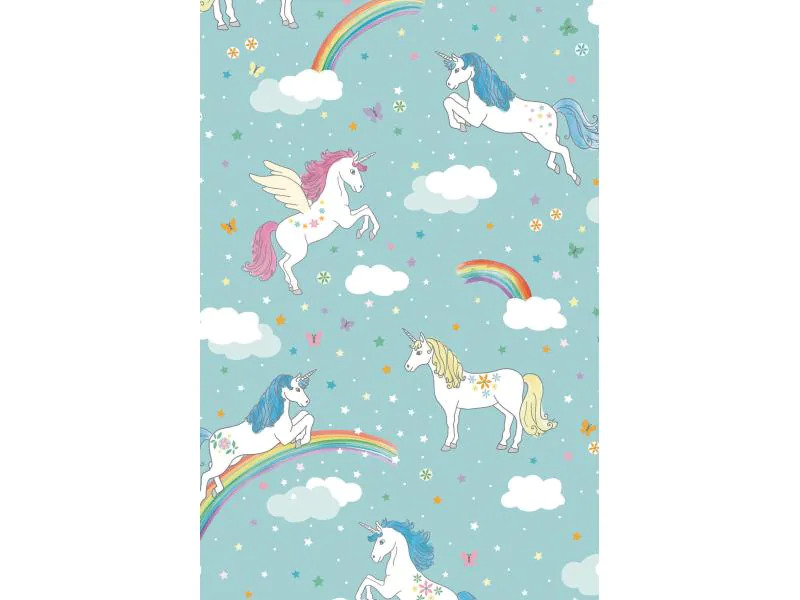 Stewo Geschenkpapier Melody Einhorn, 70 cm x 2 m