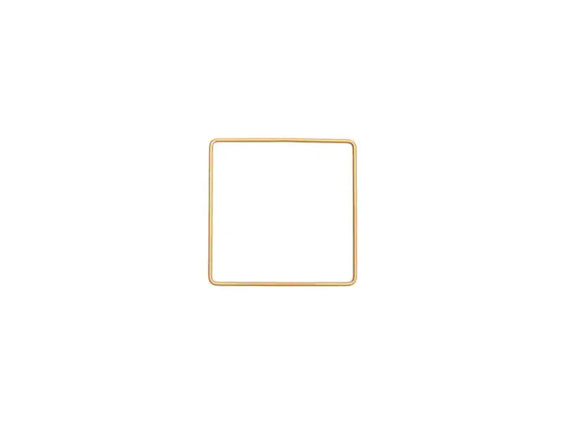 Rico Design Metallquadrat 10 cm Gold 1 Stück
