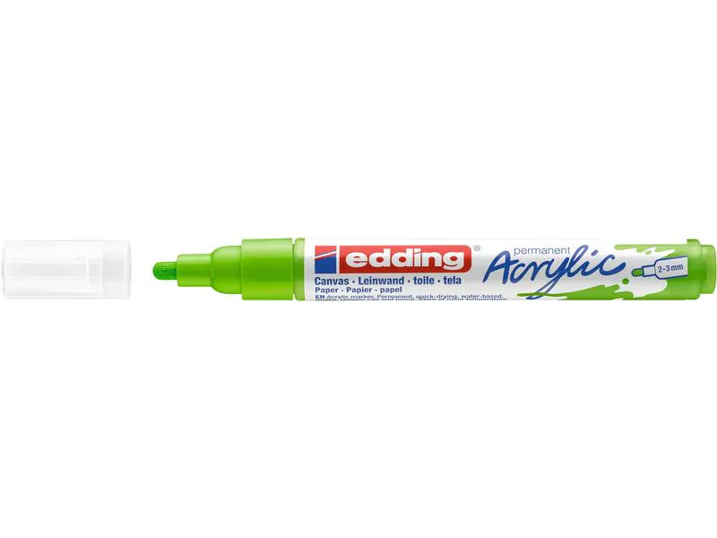 edding Acrylmarker 5100 Medium, Gelbgrün