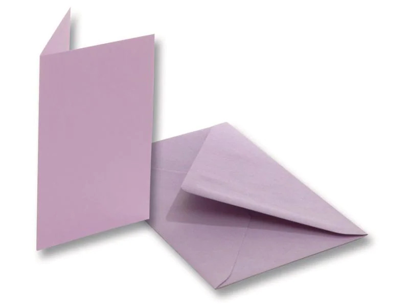 Folia Blankokarte 220 g/m² rechteckig Lila