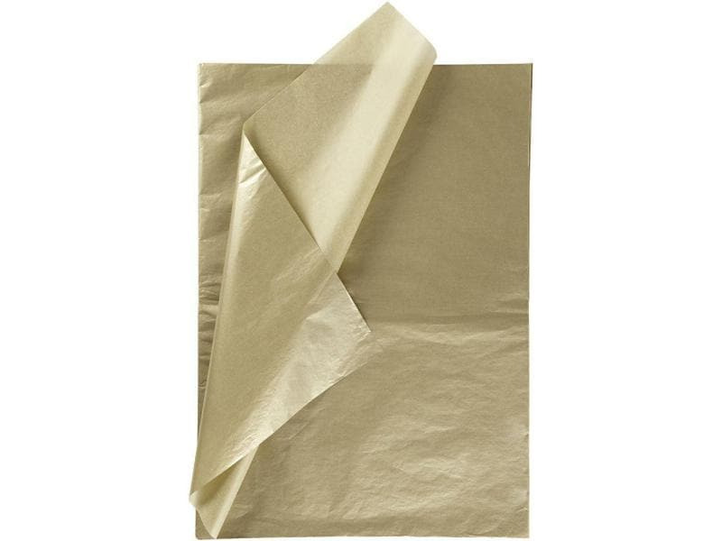 Creativ Company Seidenpapier 50 x 70 cm, 25 Blatt, Gold