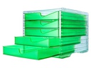 Styro Schubladenbox Swingbox NEONline Grün
