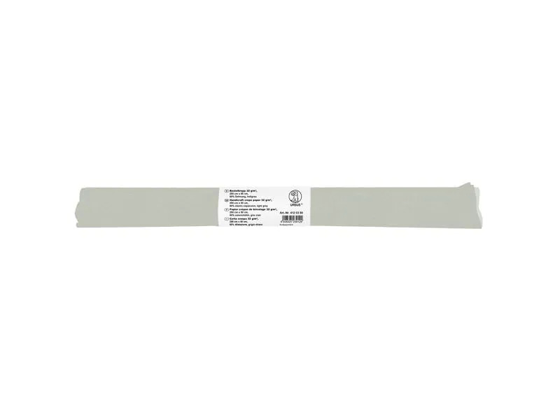 URSUS Krepppapier 50 cm x 2.5 m, 32 g/m², Hellgrau