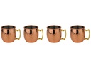 Paderno Shotbecher Moscow Mule Mini 60 ml, 4 Stück, Kupfer