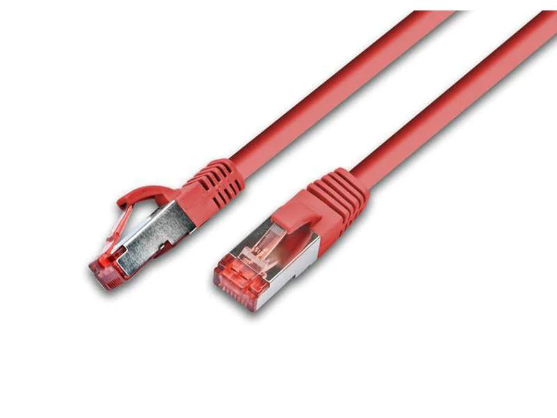 Wirewin Patchkabel RJ-45 - RJ-45, Cat 6A, S/FTP, 1 m, Rot