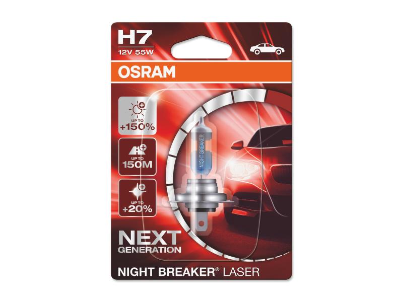 OSRAM H7 Halogenlicht Night Breaker  PKW