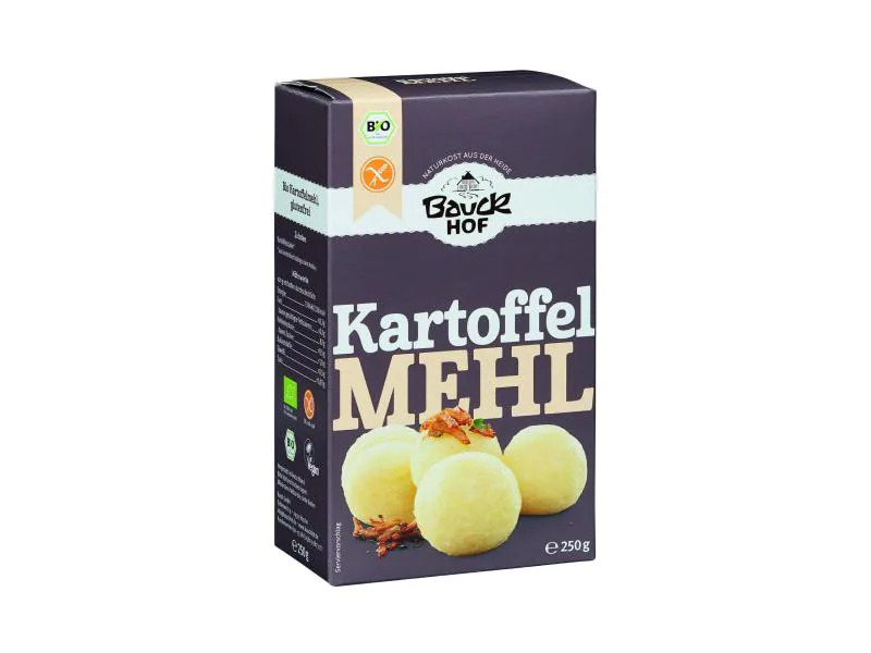 Bauck Mühle Bio  Kartoffelmehl Stärke glutenfrei 250 g