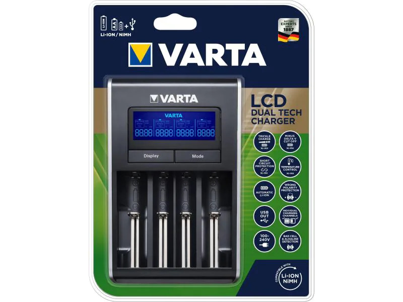 Varta Ladegerät LCD Dual Tech Charger