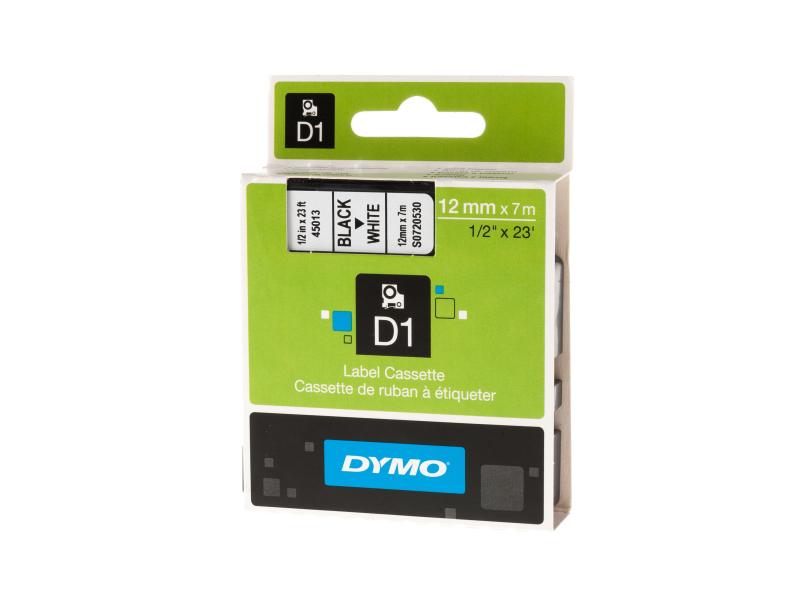 DYMO Beschriftungsband D1 Schwarz auf Weiss
