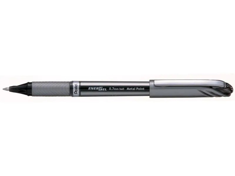 pentel Gelschreiber EnerGel Plus 0.7 mm, Schwarz