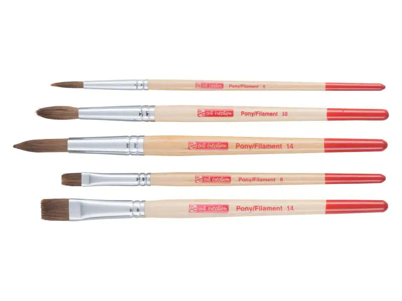 Talens Aquarellpinsel 5 Stück