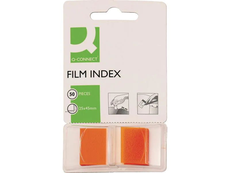CONNECT Page Marker Index Orange, 50 Stück