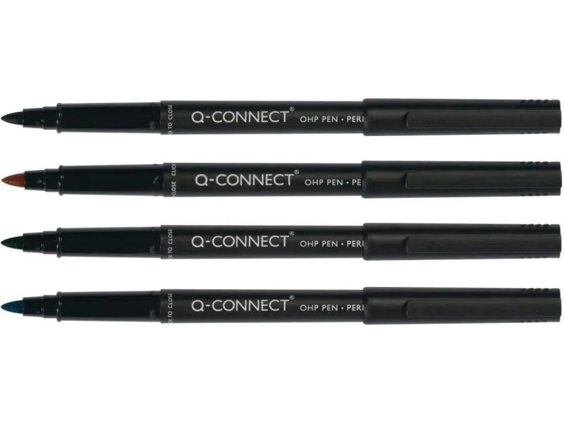 CONNECT Folienstift OHP 1 mm, 4 Stk.