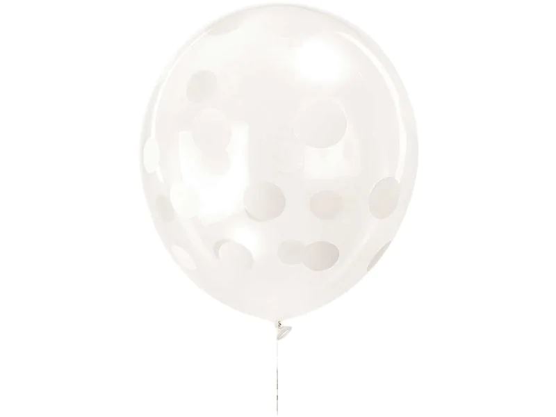 Rico Design Luftballon Ø 30 cm, 12 Stück, Transparent