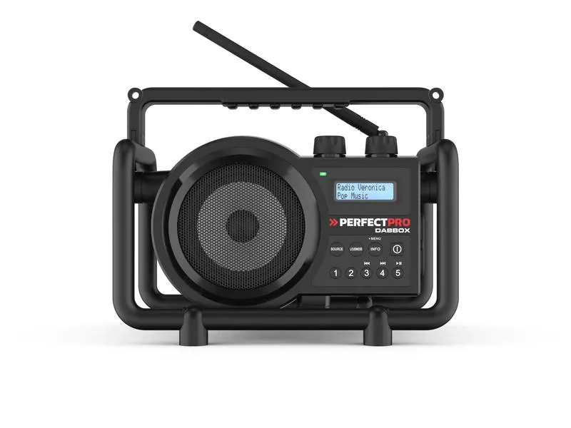 Perfectpro DAB+ Radio DABBOX Schwarz