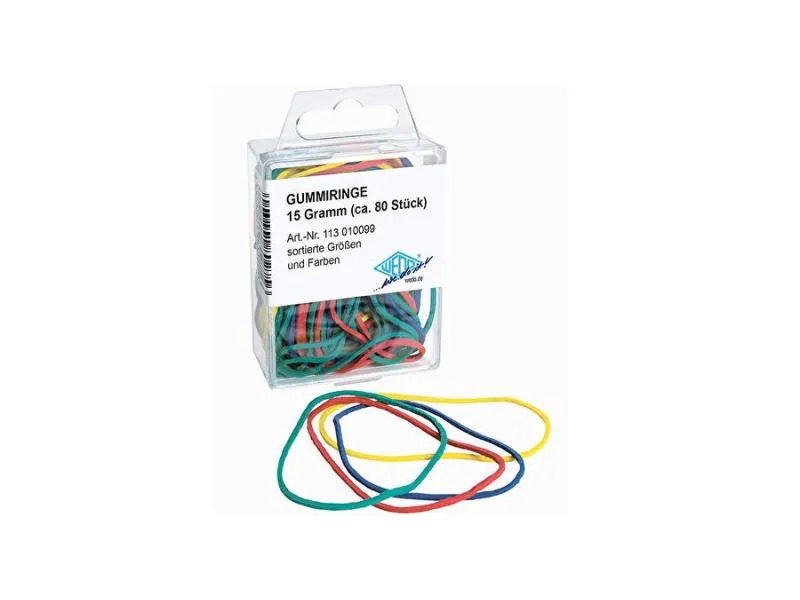 WEDO Gummiband verschiedene Grössen, bunt