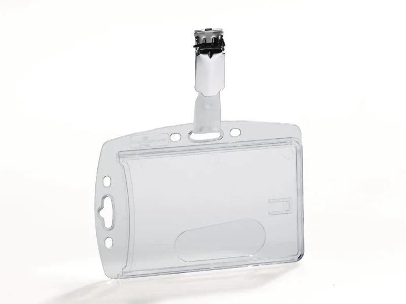 DURABLE Ausweishalter Hartbox mit Clip für 1 Ausweis, 25 Stück