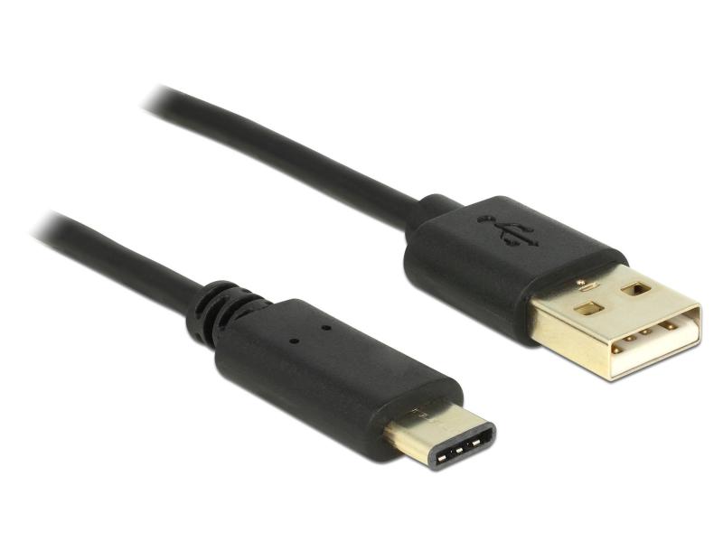 Delock USB 2.0-Kabel  USB A - USB C 2 m