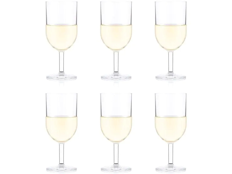 Bodum Weissweinglas Oktett 270 ml, 6 Stück, Transparent