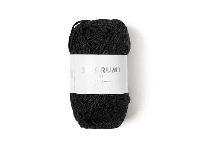 Rico Design Wolle Creative Ricorumi DK 25 g, Schwarz