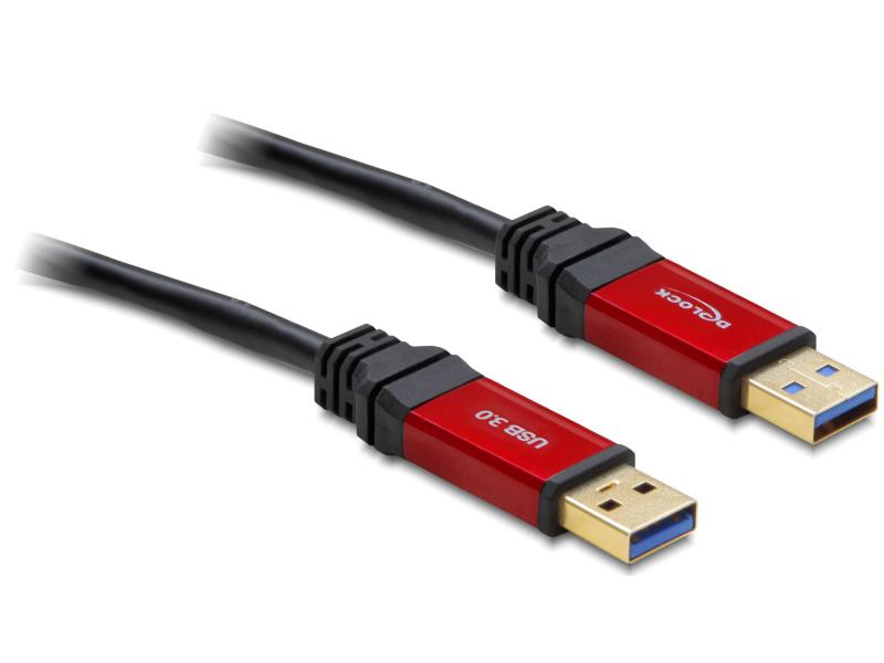 Delock USB 3.0-Kabel Premium USB A - USB A 2 m