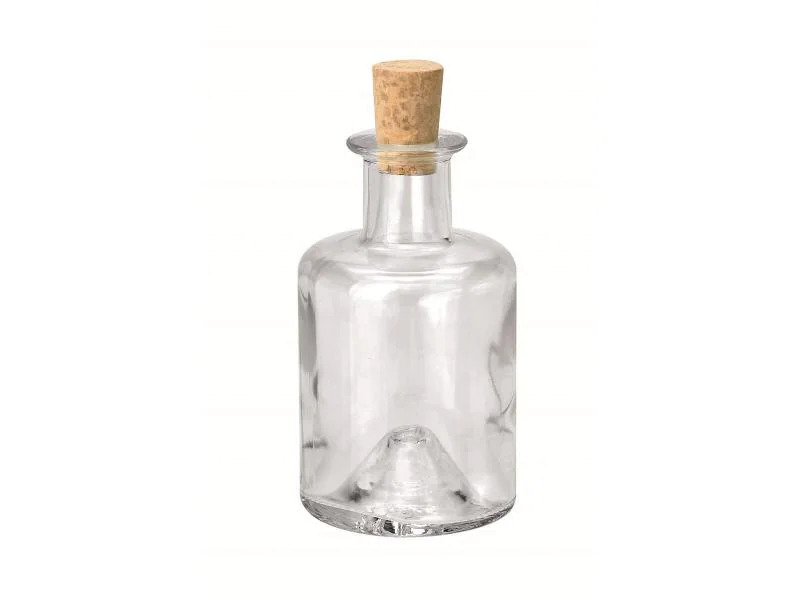 Glorex Glasflasche mit Korken