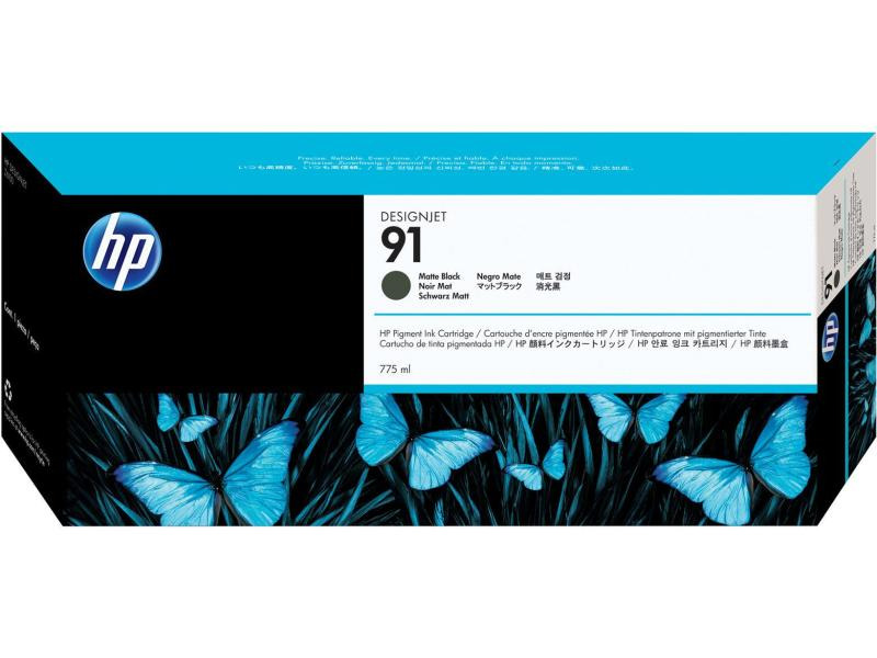 HP Tinte Nr. 91 (C9464A) Matte Black