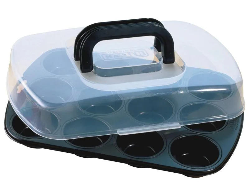 Kaiser Muffin Backform mit Transporthaube