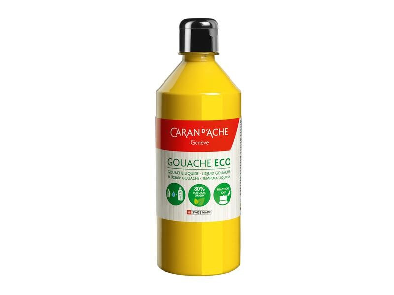 Caran d'Ache Wasserfarbe Gouache ECO 500 ml, Gelb
