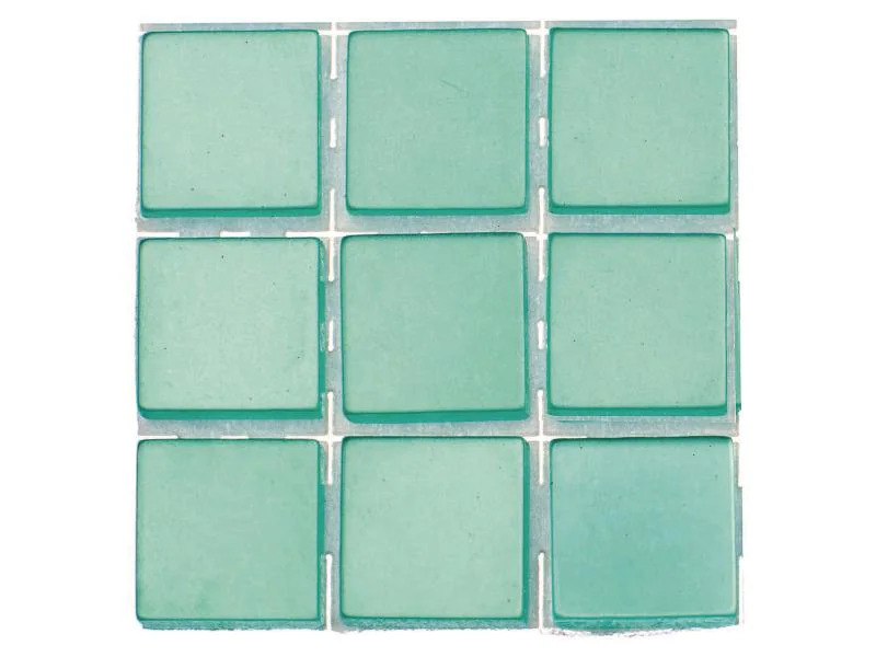Glorex Selbstklebendes Mosaik Poly-Mosaic 10 mm Türkis