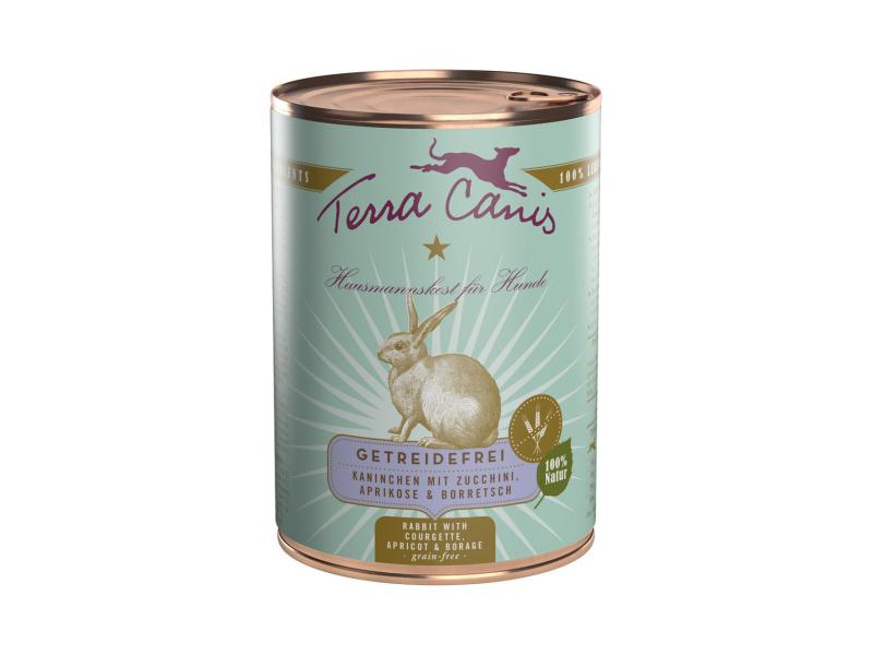Terra Canis Nassfutter Menü getreidefrei mit Kaninchen, 400 g