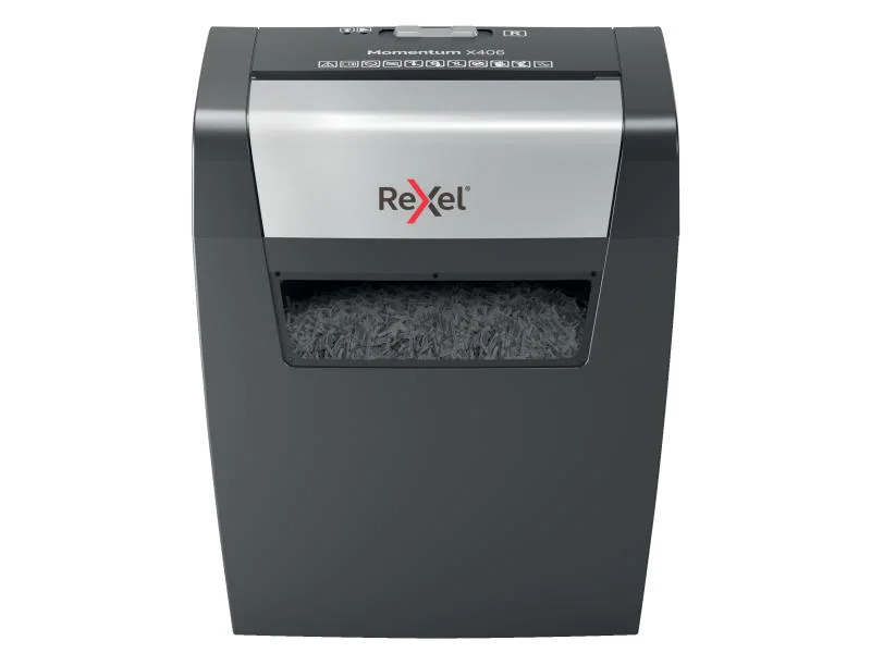 Rexel Aktenvernichter Momentum X406 P-4, 6 Seiten