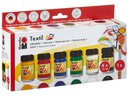 Marabu Textilfarbe Textil Starter Set, mehrfarbig