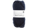 Rico Design Wolle Creative Cotton Aran 50 g, Marineblau