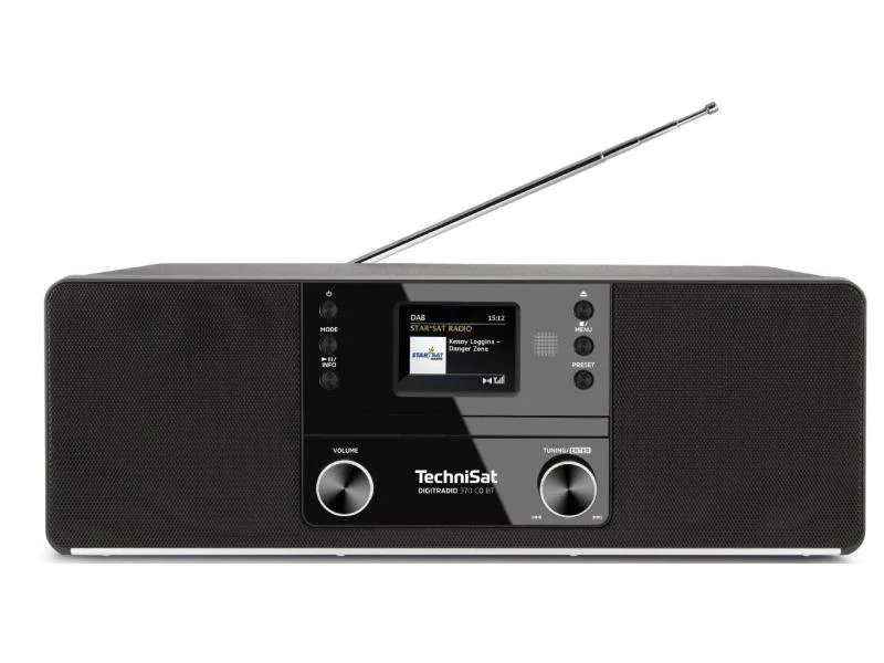 Technisat DAB+ Radio DigitRadio 370 CD BT Schwarz