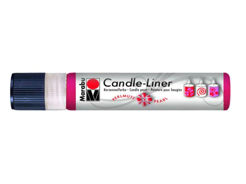 Marabu Kerzenmalfarbe Candle-Liner 25 ml, Rot
