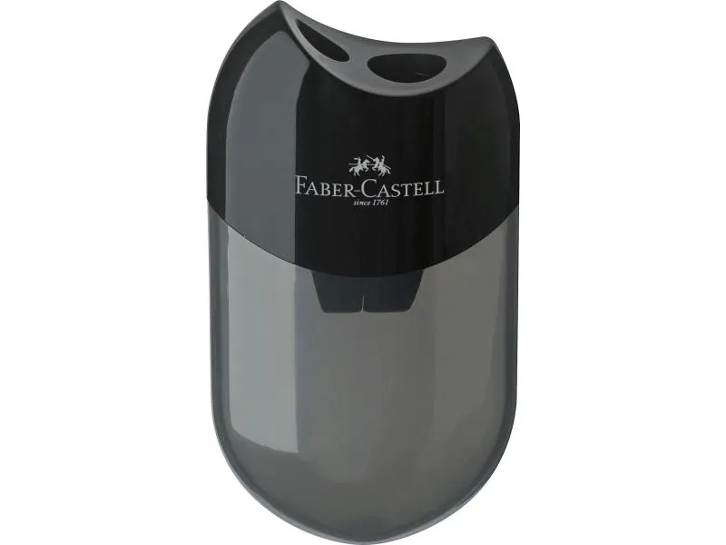 Faber-Castell Spitzer Doppelspitzdose, Schwarz