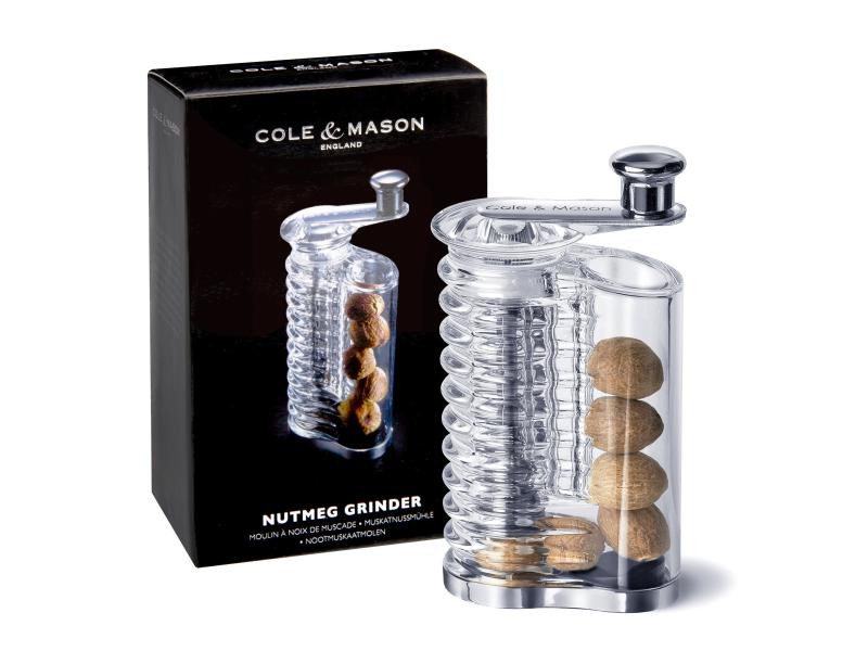 Cole&amp;Mason Muskatmühle Wallis 14.5 cm, Transparent