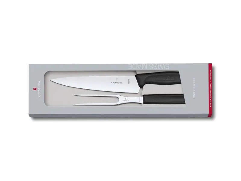 Victorinox Tranchier-Set Swiss Classic 2-teilig, Schwarz